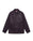 Purple Ostrich Embossed Leather Workwear Jacket
