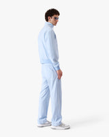 Pale Blue Jacquard Zip Jacket