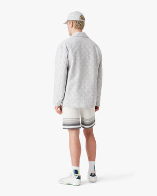 Grey Monogram Workwear Jacket