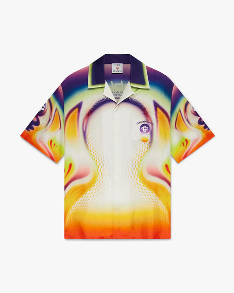Sporchid Short Sleeve Silk Shirt – Casablanca