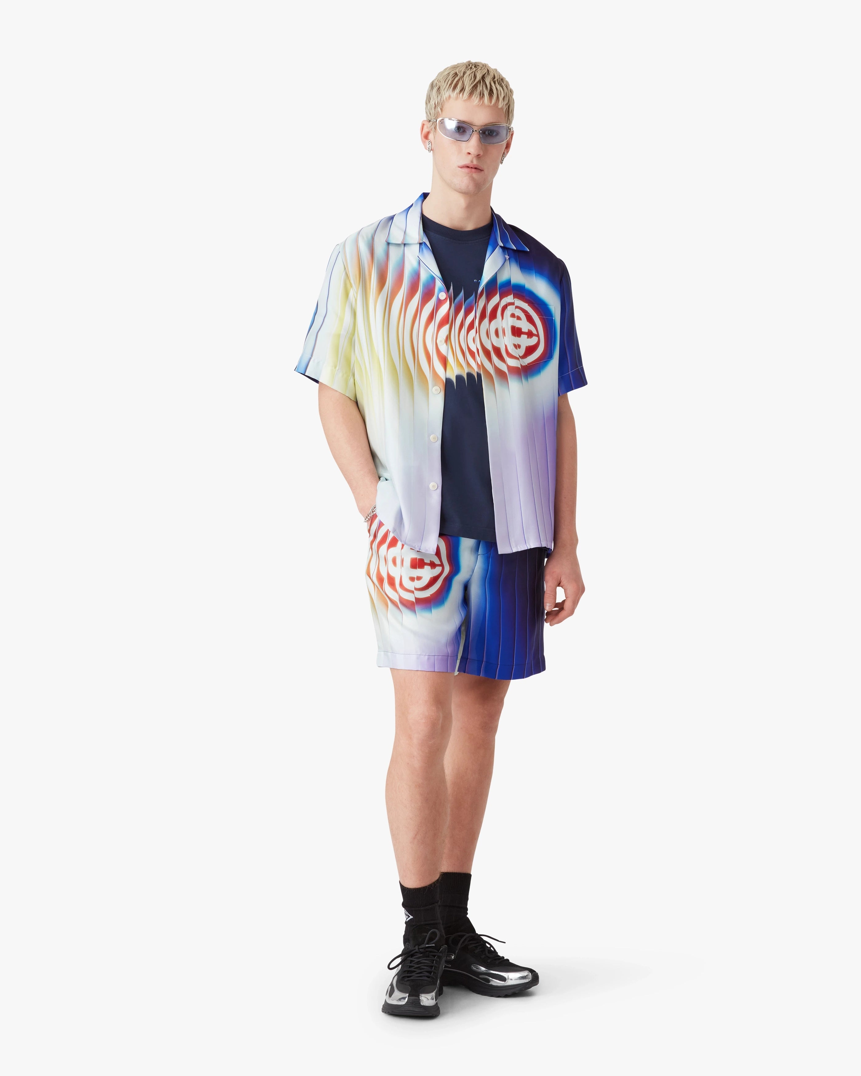 Shockwave Short Sleeve Silk Shirt