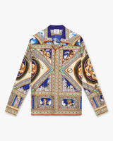 Plafond Orne De Musique Long Sleeve Silk Shirt