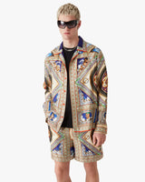 Plafond Orne De Musique Long Sleeve Silk Shirt