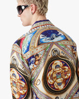 Plafond Orne De Musique Long Sleeve Silk Shirt