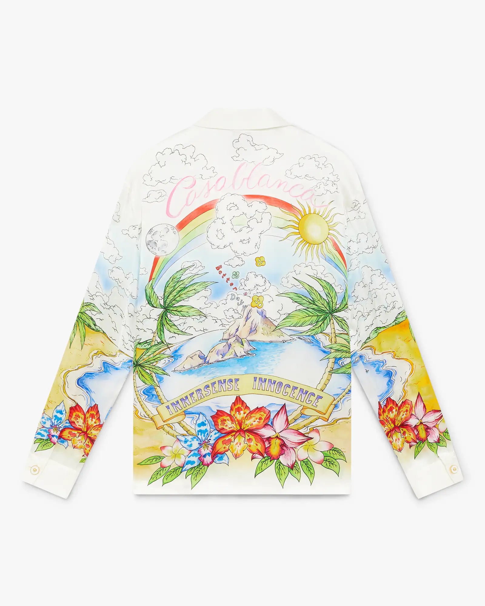 Better Days Long Sleeve Silk Shirt