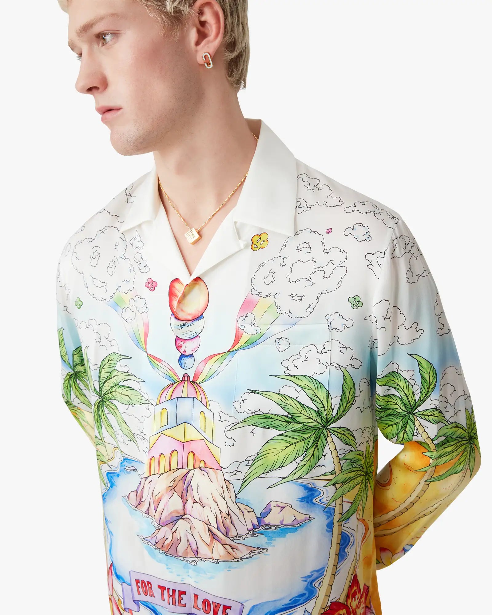 Better Days Long Sleeve Silk Shirt