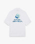 White Embroidered Short Sleeve Shirt