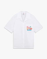 Collage D'Icones Graphiques Embroidered Short Sleeve Shirt