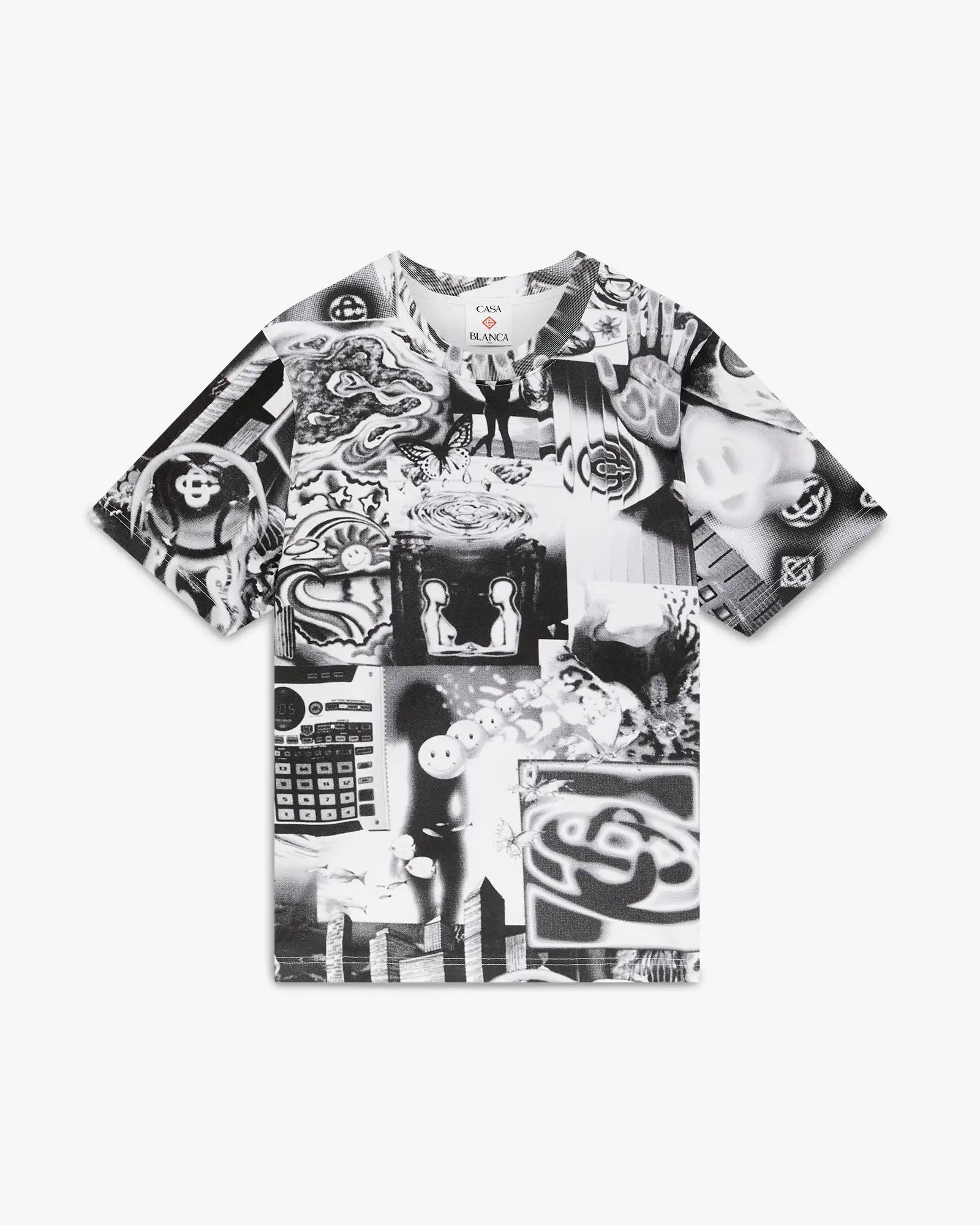 Rave Collage Short Sleeve Mesh T-Shirt