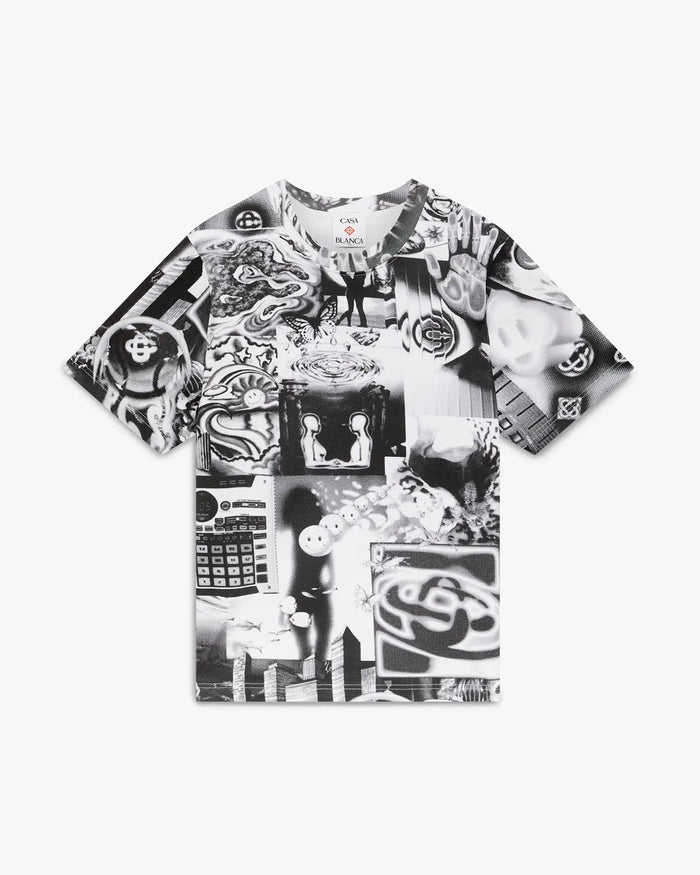 Rave Collage Short Sleeve Mesh T-Shirt