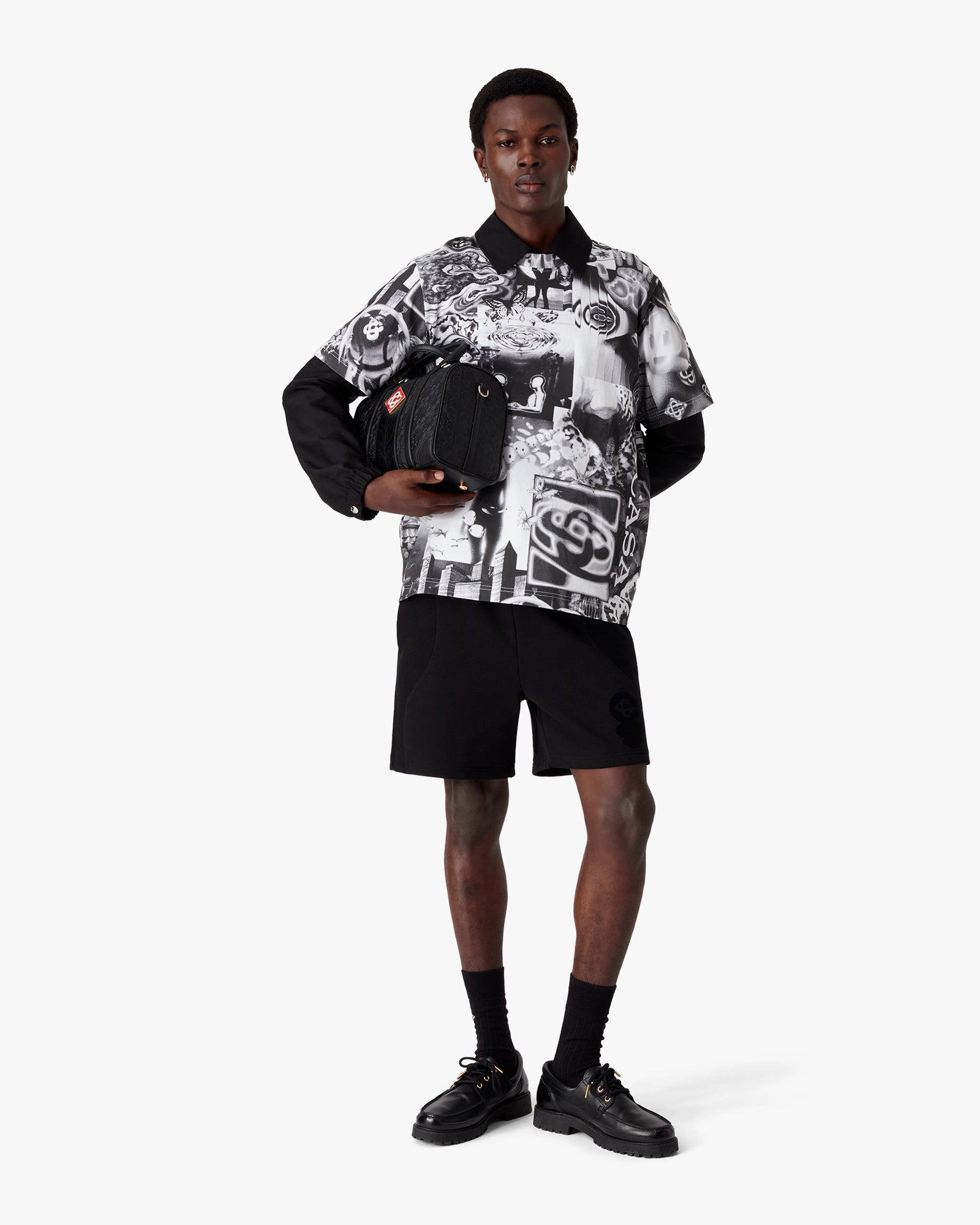 Rave Collage Short Sleeve Mesh T-Shirt