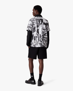 Rave Collage Short Sleeve Mesh T-Shirt