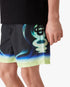 Black Sporchid Printed Swim Shorts