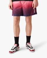 Aubergine Gradient Printed Swim Shorts