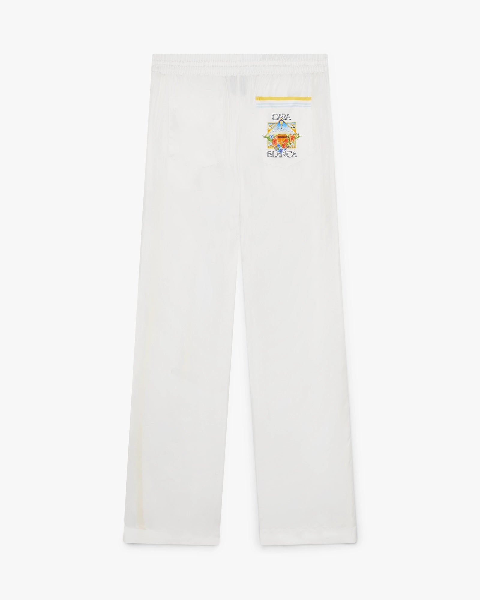 Tennis Landscape Silk Twill Trousers