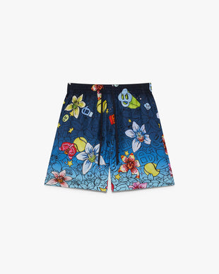 Collage D'Icones Graphiques Silk Shorts