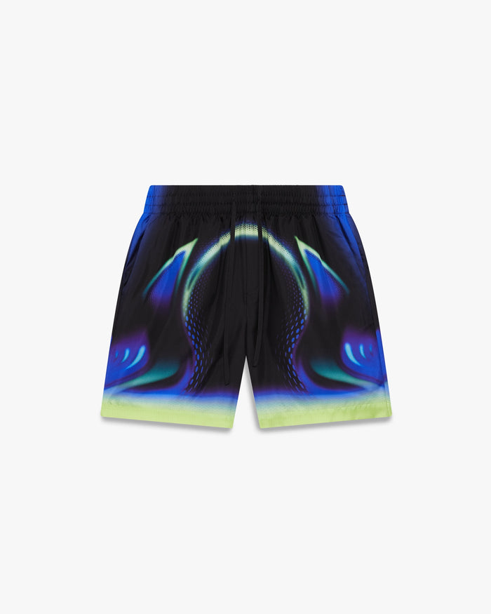 Sporchid Black Silk Shorts
