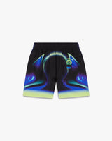 Sporchid Black Silk Shorts