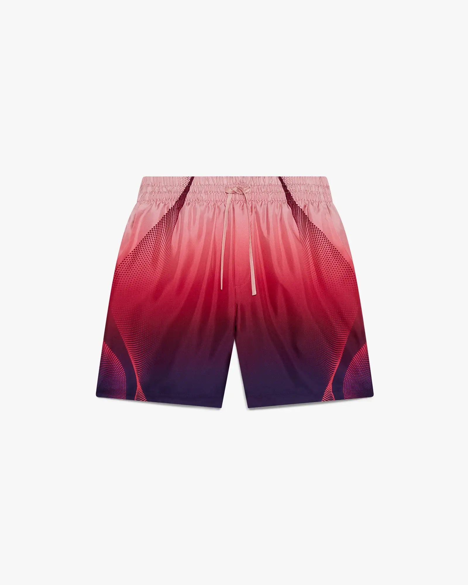 Aubergine Gradient Silk Shorts