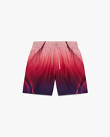 Aubergine Gradient Silk Shorts