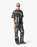 Rave Collage Straight Leg Jeans