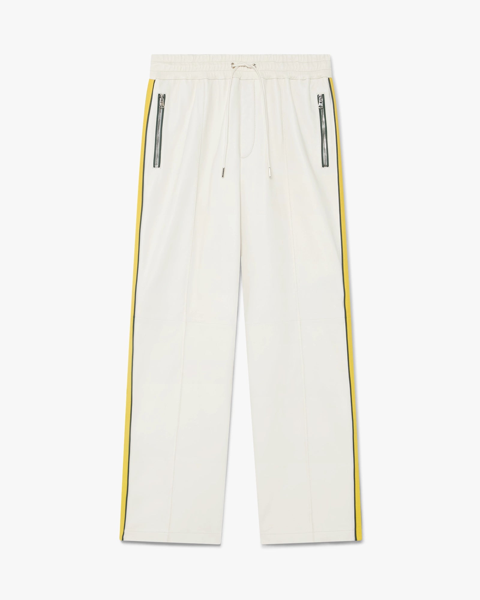 White Leather Trousers