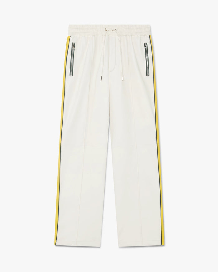 White Leather Trousers