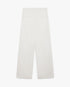 White Pleated Baggy Trousers