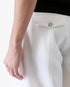 White Pleated Baggy Shorts