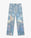 Pearlescent Monogram Baggy Denim Jeans
