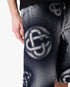 Pearlescent Monogram Denim Shorts