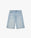 Pearl Monogram Denim Shorts