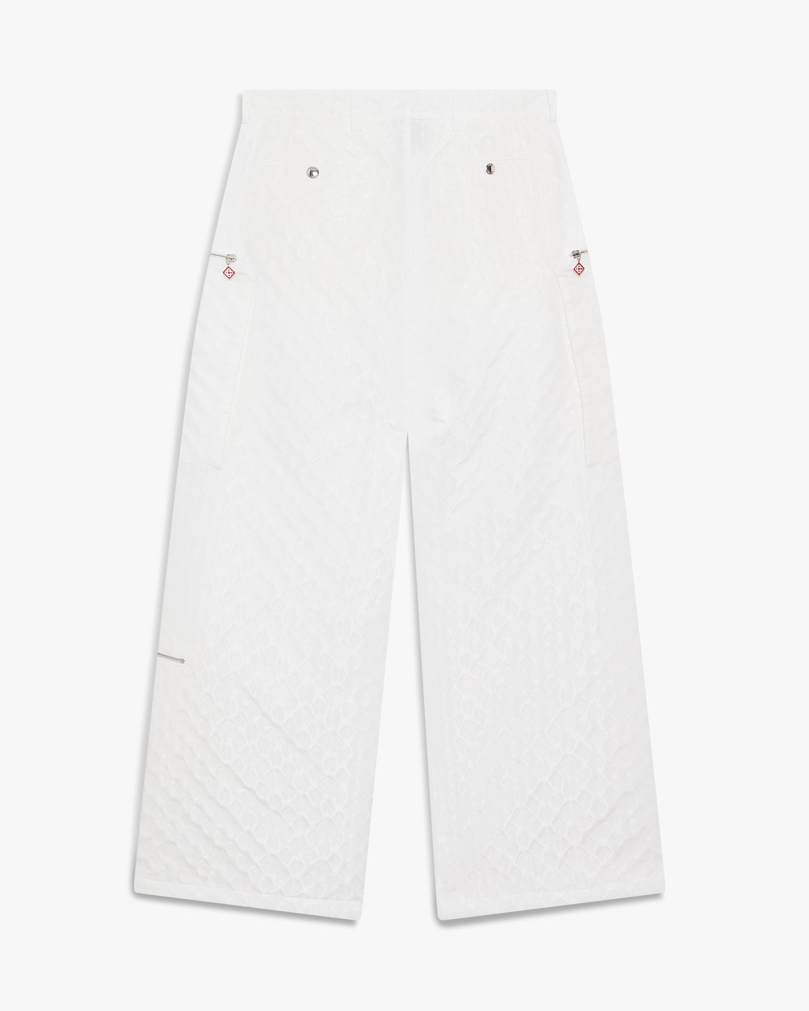White Monogram Rave Trousers