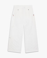 White Monogram Rave Trousers