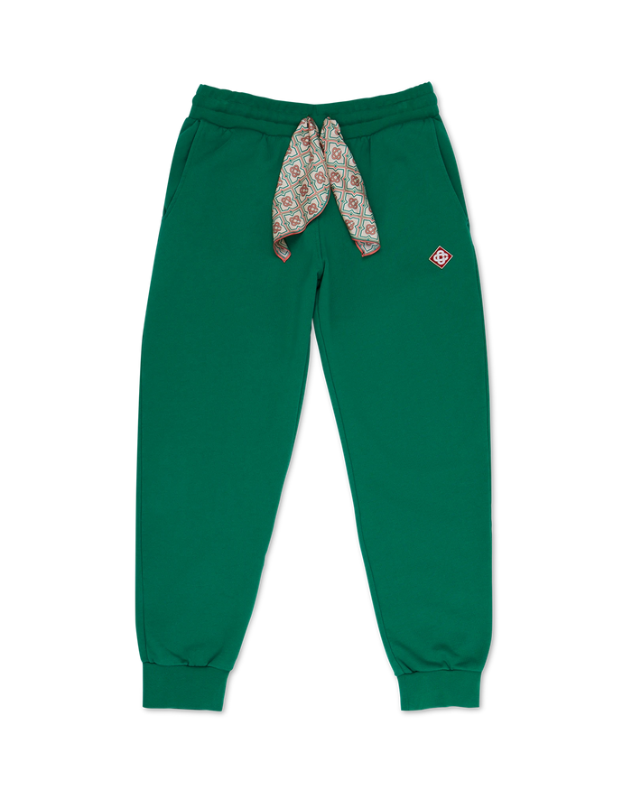 Green Silk Scarf Sweatpant