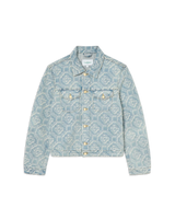 Monogram Vintage Wash Denim Jacket