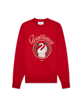 Red Emblem De Cygne Sweatshirt