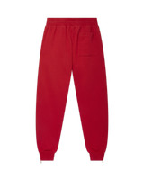 Red Zip Hem Sweatpant