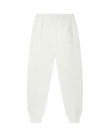 White Zip Hem Sweatpant