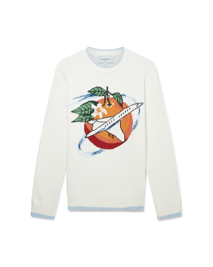 Orbite Autour De L'Orange Intarsia Jumper