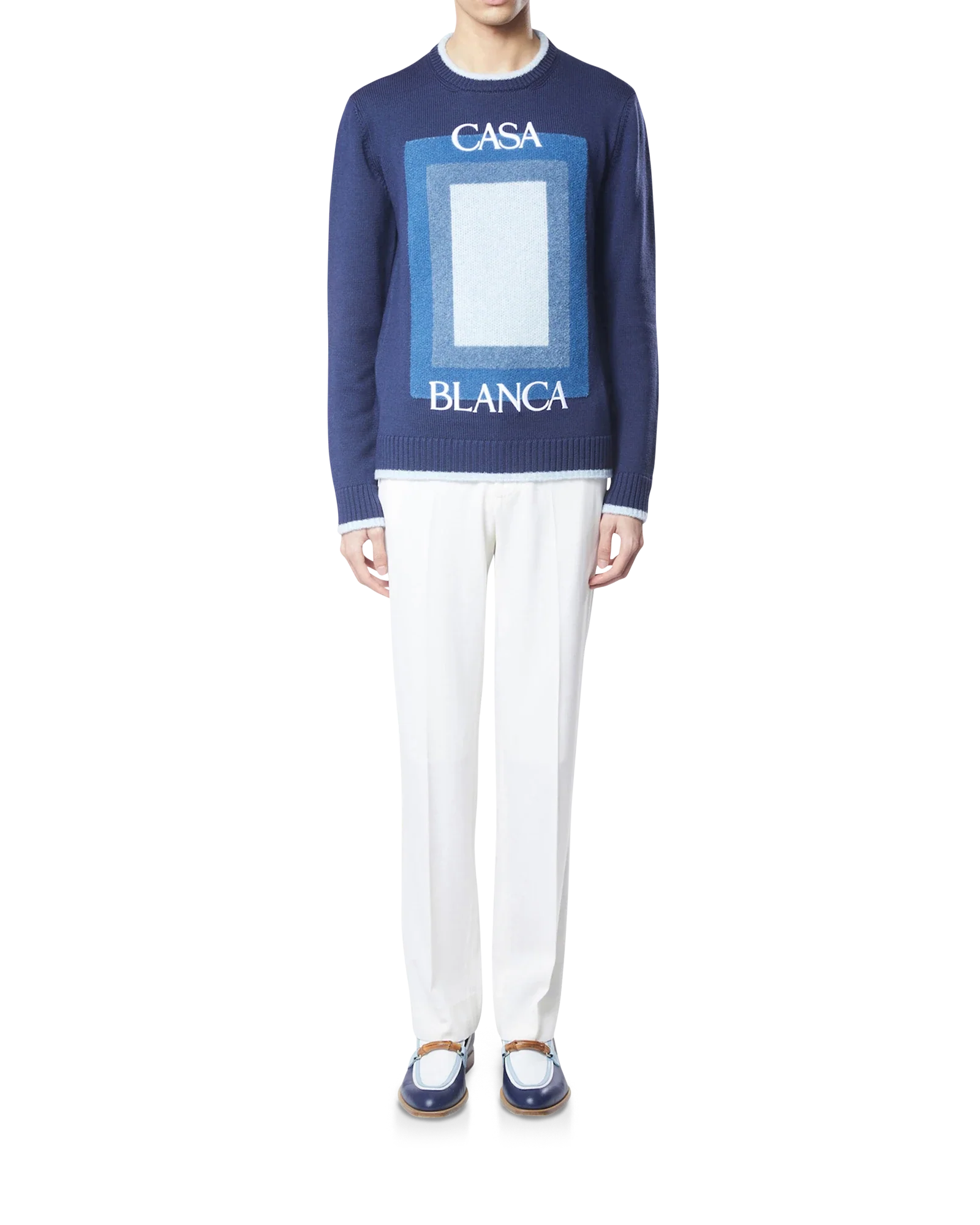 Logo Degrade Intarsia Jumper