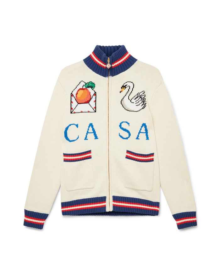 Casa Swan Zip Up Jacket