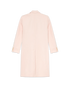 Pink Nativa Wool Double Breasted Overcoat