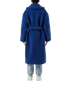 Blue Faux Shearling Coat