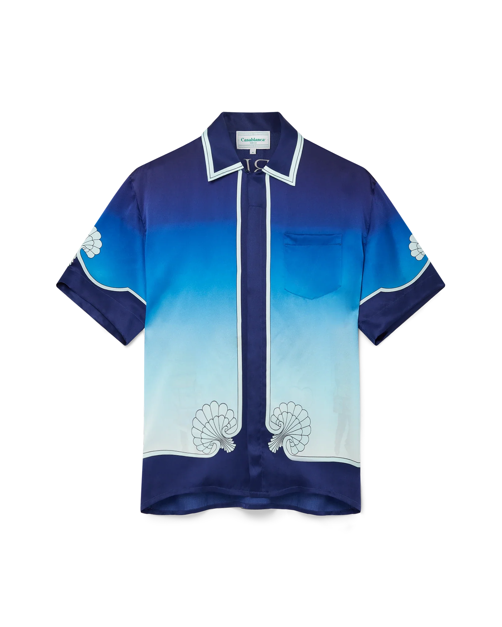 Place Vendome Short Sleeve Silk Shirt