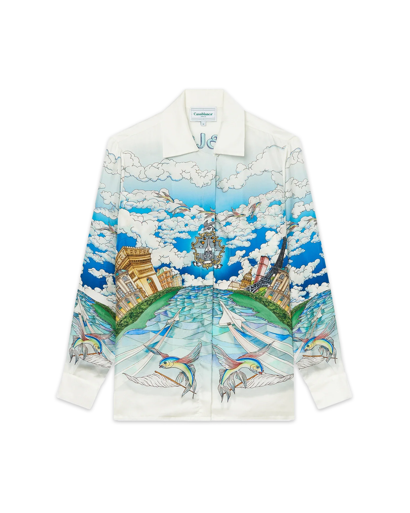 Le Vol Ideal Long Sleeve Silk Shirt