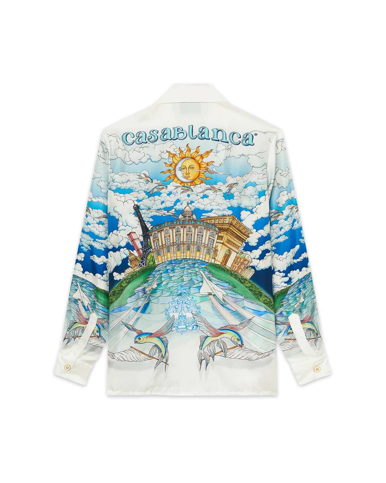 Le Vol Ideal Long Sleeve Silk Shirt