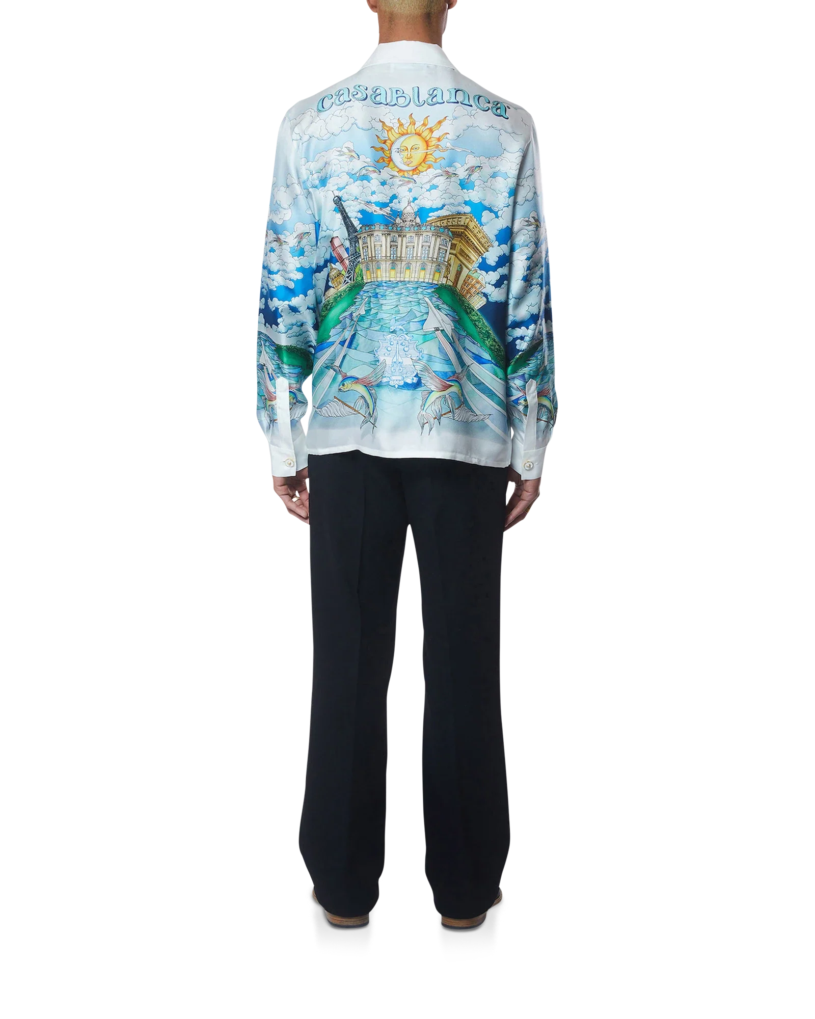 Le Vol Ideal Long Sleeve Silk Shirt