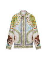 Mosaics Grecques Silk Shirt