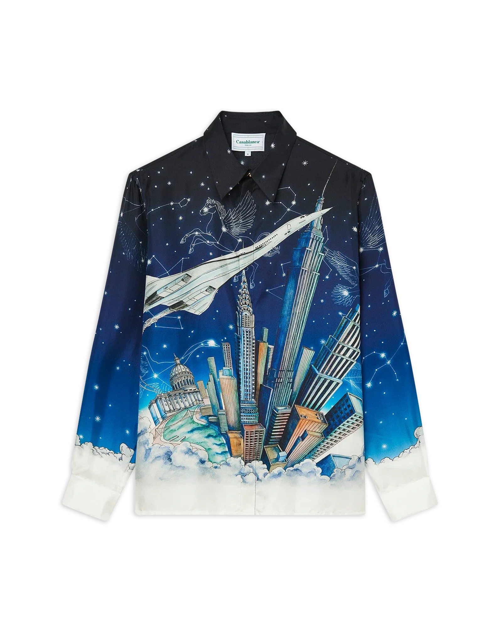 Vol De Nuit Silk Shirt